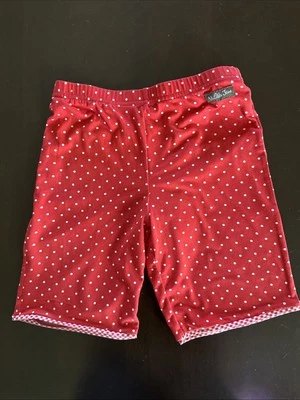Matilda Jane girls 10 red white Sweet Cherry pajama shorts, Enchanted Garden '22 - Image 1 of 3