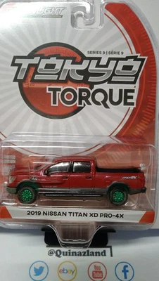 Greenlight Tokyo coppia 2019 Nissan titan XD pro 4x Chase (NG46) - Immagine 1 di 2