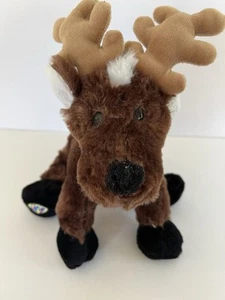 Webkinz Reindeer 8" Bean Plush HM137 Christmas Seasonal - NO Code/Tag - GANZ - Picture 1 of 7