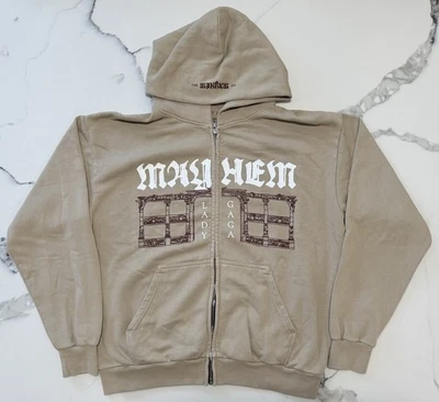 MERCANCÍA OFICIAL Lady Gaga Opera Haus Sudadera con Capucha con Cremallera Mayhem Ball 2025 Talla L NUEVA Foto 1 de 4