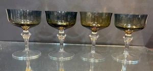 Denby…4er Set….5,25 Zoll…Champagner großes Sherbet..1976-1981…scheint unbenutzt..schön - Bild 1 von 4