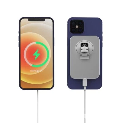 CARICATORE wireless auto Porta cellulare supporto Smartphone BOCCHETTE ARIA - Immagine 1 di 4