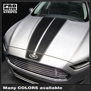 FORD FUSION Hood Accent Graphic Stripes Decals 2013 2014 2015 2016 - Picture 1 of 2