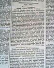 General Robert E. Lee Post Gettysburg Retreat Southward 1863 Civil War Newspaper