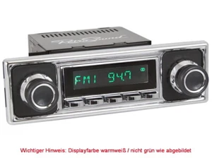 für Audi 200 C2 1981 1982 RetroSound Oldtimer Auto Radio DAB+ UKW Bluetooth AUX - Bild 1 von 12