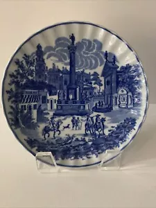 Large Blue And White Decorative Plate 12-1/2 wide - Picture 1 of 7