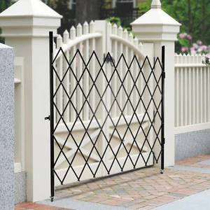 Puerta enrollable plegable individual puerta de tijera plegable de seguridad 2,2 * 2 m montaje en pared - Imagen 1 de 14