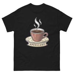 Americano Drink Delicious Popular Beverage T-Shirt - Picture 1 of 13