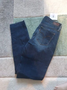 LEVI's Demi Curve Modern Rise Skinny Blue Stretch Denim Jeans W26 L30 - Bild 1 von 11