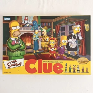 The Simpsons Clue Detective Family Board Game 2002 Collectible Tokens Complete - Picture 1 of 6