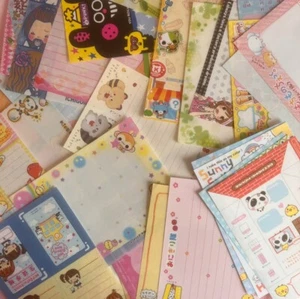 KAWAII MEMO SHEETS - Lot of 50 LARGE - Picture 1 of 16