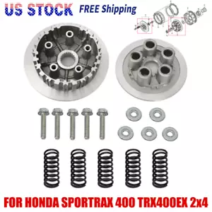Center Clutch Inner Hub & Outer Pressure Plate Kit For HONDA 400EX TRX400EX USA - Bild 1 von 12