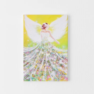 Guardian Angel "Nature Energy" - Paintings Colorful - Spiritual Wall Decor Art - Image 1 of 4