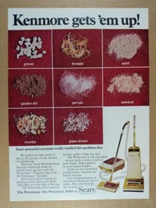 Kenmore Powermate & Powererease 1977 aspiradoras anuncio impreso vintage - Imagen 1 de 1