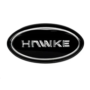 HAWKE Boot Badge Black Surround & Badge Bundle fits RANGE ROVER SPORT L320 - Picture 1 of 5