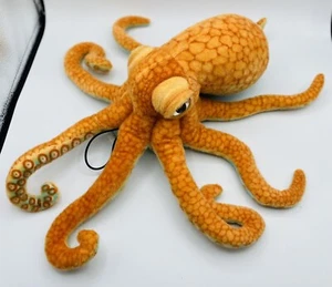 Wishpets Oktopus Tintenfisch orange Plüsch Tiefseetier 2013 Stofftier realistisch RAR - Bild 1 von 4