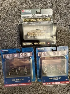 Corgi 1:64 USMC 2 Sets 1st Marine Division + M1 Abrams Tank All Desert Camo - Picture 1 of 10