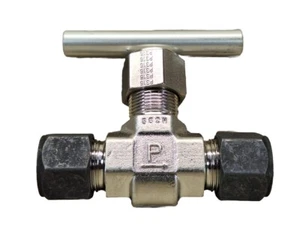 Parker 1/2 FNPT 316ss Needle Valve (5000 Psi) 82(A)-V8LN-SS 1/2 Inch Fittings - Picture 1 of 11