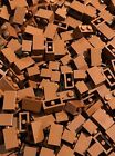 LEGO Reddish Brown 1 X 2 Brick (3004) - 100 New Pieces - Building Bricks