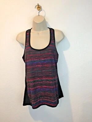 Camiseta sin mangas para mujer Athleta Chi Retreat estampado coral chisporroteo espalda deportiva talla pequeña Foto 1 de 4