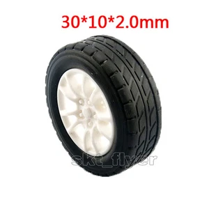 4pcs 30*10*2.0mm Rubber Car Tire 1:20 Toy Wheels Model Robot DIY RC Accessories - Picture 1 of 3