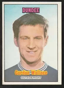 A&BC Chicle Fútbol Escocés Verde Espalda 1970 Dundee Gordon Wallace # 98 - Imagen 1 de 2