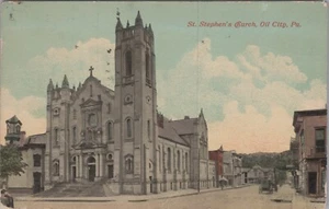 Saint Stephen’s Church Oil City, PA Pennsylvania c1910s Postcard 13650a - Picture 1 of 8