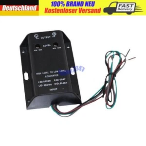 Car Radio High Low High Level Adapter Converter Power Amplifier Hi Level Adjustable - Picture 1 of 4
