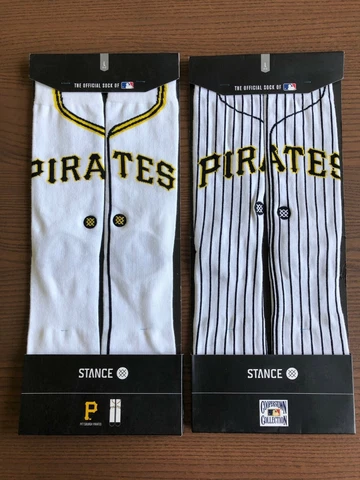NEW Stance MLB PITTSBURGH PIRATES Jersey Stadium Socks Large 9-12 Cover