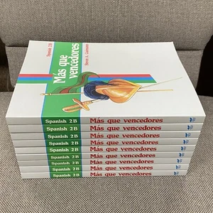 Lot of 9 A Beka Spanish 2B Mas que vencedores Abeka Homeschool Books - Picture 1 of 3