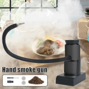 Handheld Portable Smoker Gun Smoking Smoke Infuser for BBQ Cocktail Drink Food - Picture 1 of 17