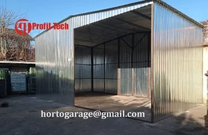 7x4 Blechgarage Metallgarage Stahlkonstruktion Werkstatt Lager Blechcontainer* - Bild 1 von 4
