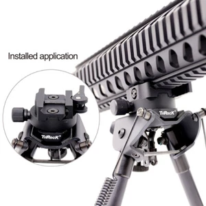 BlackAluminum Bipod Adapter Mount Sling Stud Multi-Function QD Adaptor Picatinny - Picture 1 of 10
