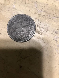 1866 10 Centemisi Vittorio Emanuele ll Re D’italia  - Picture 1 of 2