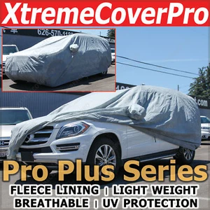 2017 2018 MERCEDES GLS450 GLS550 GLS63 BREATHABLE CAR COVER W/MIRROR POCKET-GREY - Bild 1 von 10