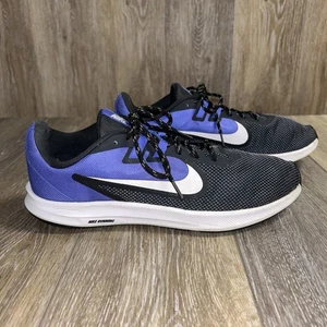 Nike AQ7486-006 Downshifter 9 Womens US Size 11 Blue Black White Sneaker Shoes - Picture 1 of 11