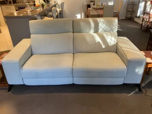 Lounge Suites in Fabric with Electric Recliners and Adjustable Headrests X 2 - Picture 1 of 4