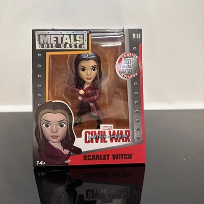 Jada Toys Die-Cast Metals Bruja Escarlata 4 pulgadas Marvel Guerra Civil M134 Nuevo Foto 1 de 4