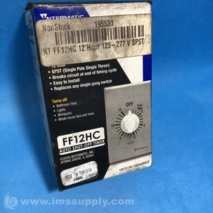 Intermatic FF12HC Auto Shut-Off Timer FNFP - Picture 1 of 10