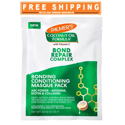 Palmer's Amino Bonding Complex máscara capilar óleo de coco vitamina E pacote com 2,1 oz - Imagem 1 de 4