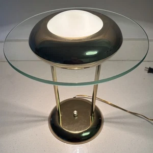 Unique Robert Sonneman Style Saturn Dimmable Table Lamp Translucent Top - Picture 1 of 4