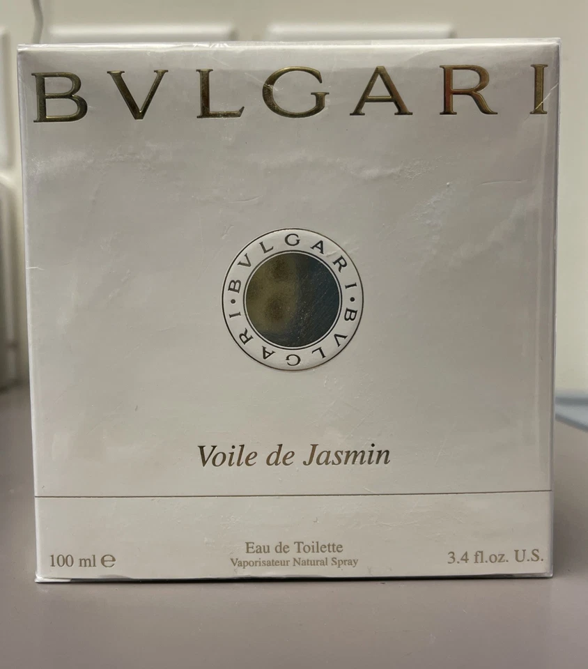 BVLGARI Voile De Jasmin Eau de Toilette spray feminino 3,4 fl oz/100 ml novo na caixa raro lacrado - Imagem 1 de 4