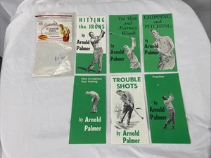 Ajay 1970 Arnold Palmer 6 Instruction Booklets Golf Perfect Condition - Foto 1 di 5