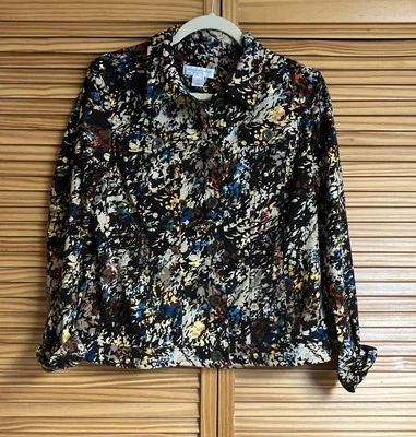 Chaqueta Blazer Mujer Christopher & Banks Petite Marrón P/L Foto 1 de 2