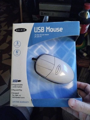 Belkin PS/2 Mouse - F8E813-BLK-PS2 - Image 1 of 2