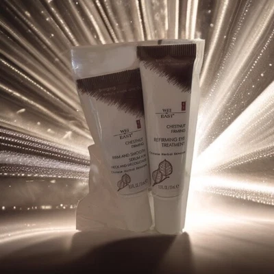 Tratamiento y suero reafirmante para ojos WEI EAST castaño/soja negra para cuello - 0,5 oz Foto 1 de 4