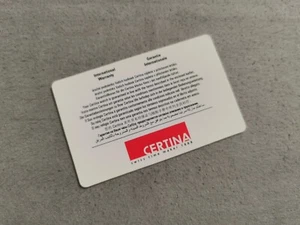 Certina Raro Vintage Warranty Card para DS Or Any Models Newoldstock - Imagen 1 de 5