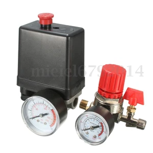 7.25-125 PSI Pressure Switch Air Valve Manifold Compressor Regulator Gauges - Picture 1 of 9