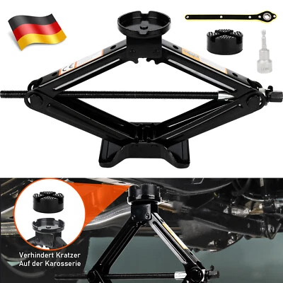 Scherenwagenheber Wagenheber Auto Lift Pannenhilfe PKW SUV MPV Autoheber 2.5T 3T - Image 1 of 4