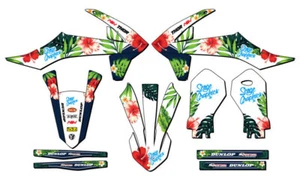 2020-2024 SX-E5 TROPIC White Senge Graphics Kit Compatible with KTM - Picture 1 of 10